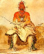 George Catlin Buffalo Bull : A Grand Pawnee Warrior china oil painting artist